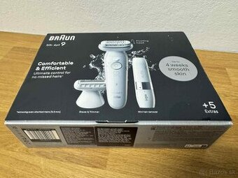 predám Braun Silk-épil 9-9/341 s mini holiacim strojčekom