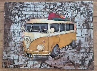 Predám kovový obraz