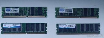 predám retro RAM moduly DDR + DDR2