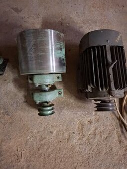 Elektromotor valce na pasovú brúsku