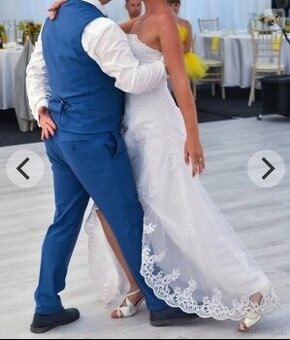 Svadobné šaty atypický strih