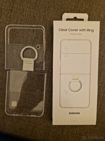 Clear Cover with Ring pre Samsung Galaxy Z Flip 4 - 1