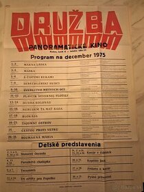 Program kín Košice 70te roky 6ks plagátov