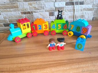 Lego Duplo plná krabica, hasiči,vláčik a mnohé iné zostavy