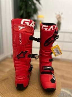 ALPINESTARS topánky TECH 7 červená 2025 veľkosť 43