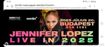 JENNIFER LOPEZ BUDAPEST 2025
