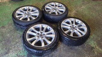 Originál disky Mazda R19 5x114,3 + letné pneu Uniroyal 2023