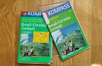 Kompass Zermatt Matterhorn Monte Rosa mapa - 1