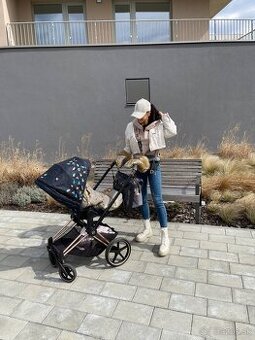 Cybex priam rose gold podvozok+ jewels of nature športovú ča