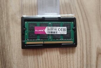 RAM 8GB DDR3 1600MHz SODIMM pre notebook – NOVÁ