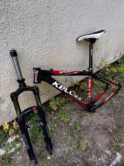 Odpružená vidla a rám Kellys