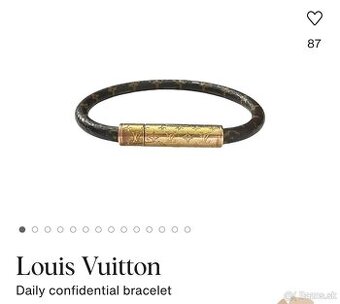 Náramok Louis Vuitton v komplet balení