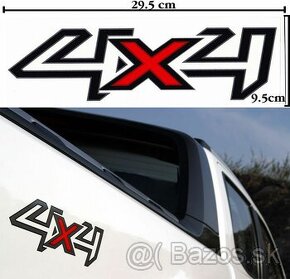 4x4 NÁLEPKA UNIVERZAL VEĽKÁ 30 X 10 CM