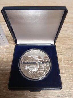 Strieborná minca 20€ (2025) Dunajské luhy proof
