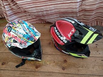 Motorkárske prilby pre deti velkost S.