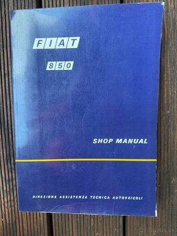 FIAT 850 všechny verze originální montážní servisní manual