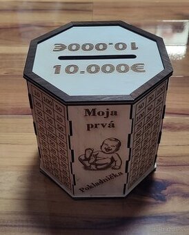 Motivačná pokladnička (10000€) "Moja prvá pokladnička" -