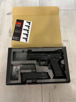 KWA airsoft pištoľ H&K USP .45 Metal Version GBB Green gas