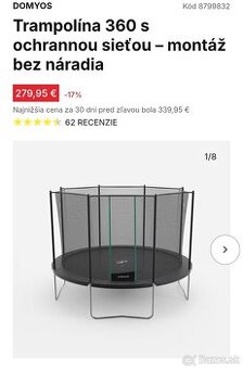 Trampolína 360 nová,Decatlon