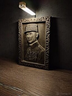 Fotoportrét Milan Rastislav Štefánik, drevený obraz
