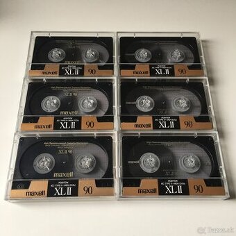 AUDIOKAZETY - MC KAZETY - MAXELL XL II 90 CHROME