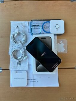 iPhone 15 PRO NATURAL TITANIUM V ZÁRUKE S DOKLADOM O KÚPE - 1
