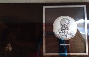 Obojstraný Strieborný Basrelief - Salvador Dali / Picasso