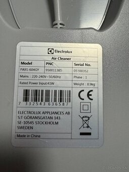 Čistička vzduchu Electrolux PURE A9 – model PA91-604GY