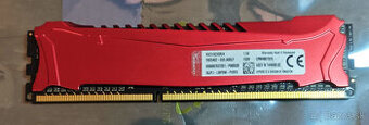4GB Kingston HyperX Fury DDR3, 1600 MHz