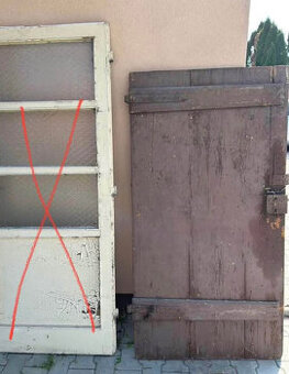 Staré drevené dvere