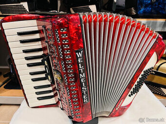 Predám detský akordeón Weltmeister Serino 40 basový Výborný