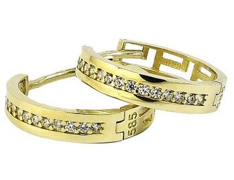 Zlaté náušnice Glare 998