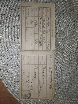 Predám starý technický preukaz ČSSR – Jawa/ČZ 350 (1956)