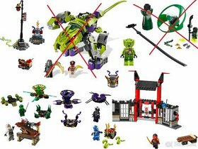 LEGO sety - Ninjago Hadi, väzenie, zbrane, doplnky