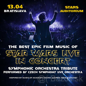 Predám 2 lístky na koncert Star Wars v sobotu 13. 4.