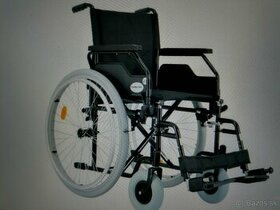 Invalidný vozík skladaci, STEELMAN,, sirka sedu 48cm-150eur