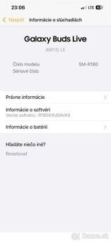 Sluchadla Samsung Galaxy Buds live