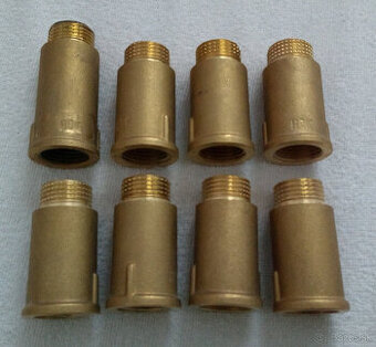 Mosadzne predlzenia 1/2" (nepouzite) - 1
