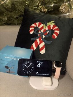 Bezdrôtová nabíjačka 3-v-1 pre mobilný telefón (nová)