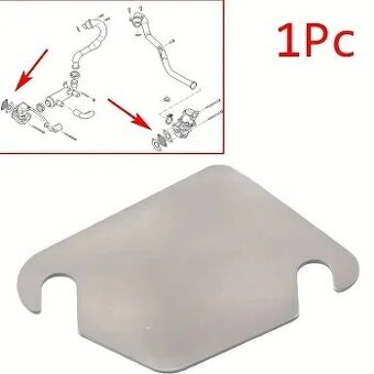 Zaslepka EGR ventil ford focus 1.6tdci