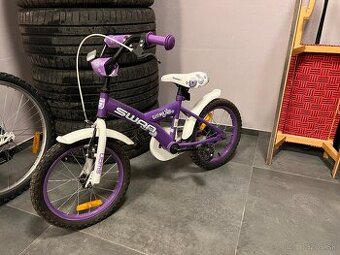 Detský bicykel - vrátane pomocných koliesok