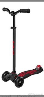 Micro - Maxi Deluxe Pro black-red - Detska kolobezka