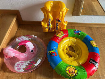 nafukovacie koleso a vesta