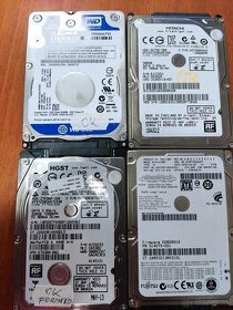 Predám pevné disky HDD 2,5" 3,5" a SSD 2,5" - 1