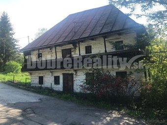 PREDAJ POSLEDNÁ pôvodná banícka drevenica 216m2, Kremnické