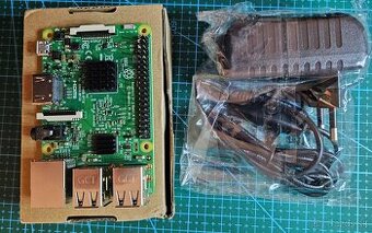 Raspberry Pi 3B s chladením + Zdroj 5.1V/3A s vypínačom