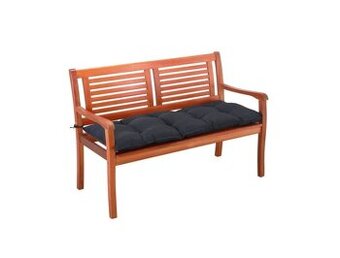 Poduška na lavicu 110-145x45x8 cm krémová antracitová