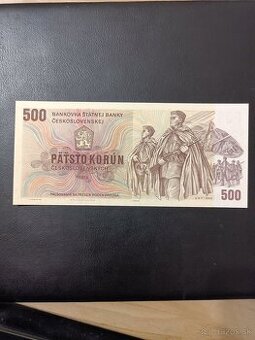 Bankovka 500kčs 1973