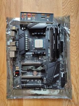 Predám MSI X470 Gaming Pro Carbon, Ryzen 5600, RAM 32Gb cl16