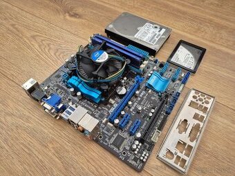 Predám zostavu Intel Core i3 2100, Asus P8H61-M PRO, 4GB RAM
